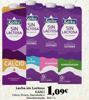 Gadis Leche Sin Lactosa Kaiku oferta