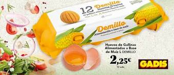 Gadis Huevos De Gallinas Alimentadas A Base De Maíz L Demillo oferta
