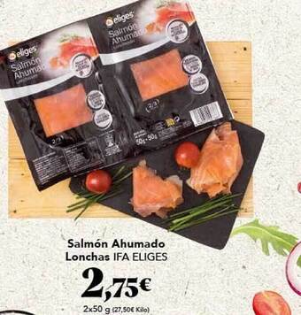 Gadis Salmón Ahumado Lonchas Ifa Eliges oferta