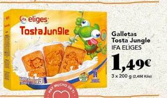 Gadis Galletas Tosta Jungle Ifa Eliges oferta