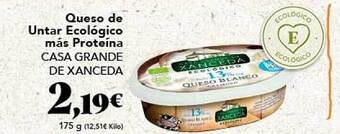 Gadis Queso De Untar Ecológico Más Proteína Casa Grande De Xanceda oferta