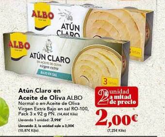 Gadis Atún Claro En Aceite De Oliva Albo oferta