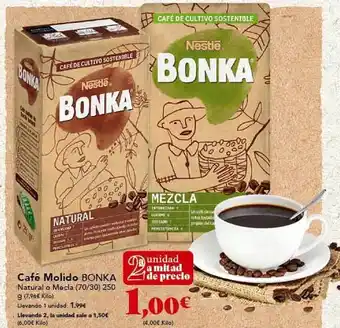 Gadis Café Molido Bonka Natural O Mecla oferta