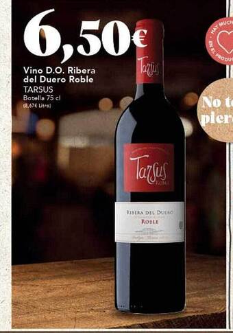 Gadis Vino D.o Ribera Del Duero Roble Tarsus oferta