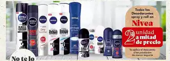 Gadis Todos Los Desodorantes Spray Y Roll On Nivea oferta