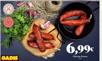 Gadis Chorizo Fresco oferta
