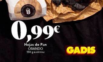 Gadis Hojas De Pan Obando oferta