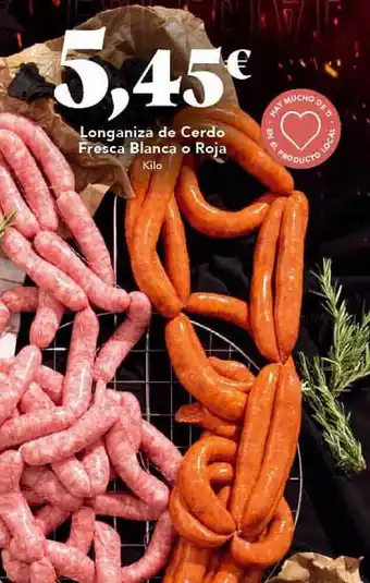 Gadis Longaniza De Cerdo Fresca Blanca O Roja oferta