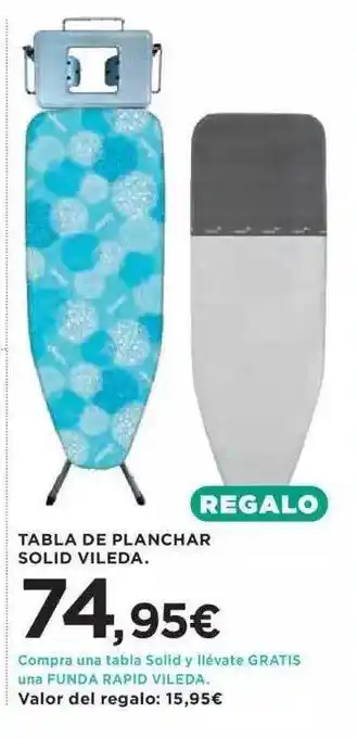 Hipercor Tabla De Planchar Solid Vileda oferta