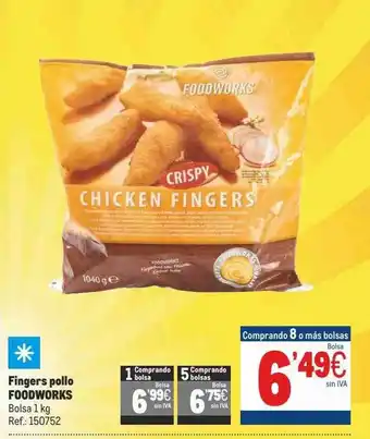 Makro Fingers Pollo Foodworks oferta