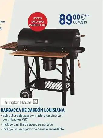 Makro Tarrington House Barbacoa De Carbón Louisiana oferta