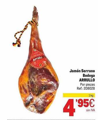 Makro Jamón Serrano Bodega Arrullo oferta