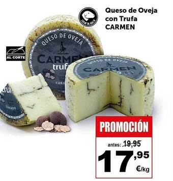 Masymas Queso De Oveja Con Trufa Carmen oferta