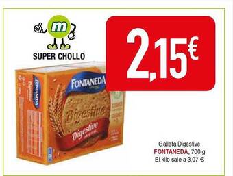 Masymas Galleta Digestive Fontaneda oferta