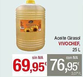Masymas Aceite Girasol Vivochef oferta