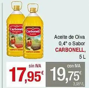 Masymas Aceite De Oliva 0.4% O Sabor Carbonell oferta