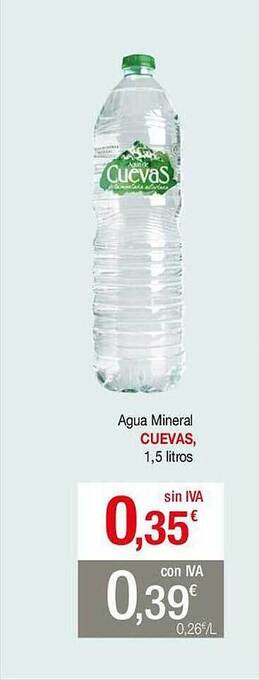 Masymas Agua Mineral Cuevas oferta