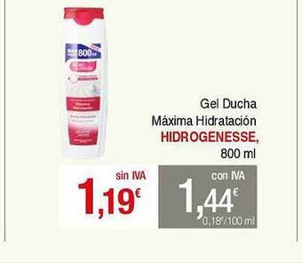 Masymas Gel Ducha Máxima Hidratación Hidrogenesse oferta