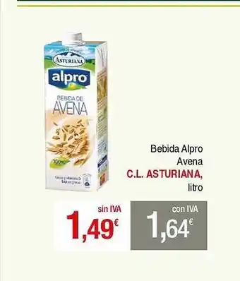 Masymas Bebida Alpro Avena C.l. Asturiana oferta