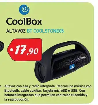 Microsshop CoolBox Altavoz Bt Coolstone05 oferta