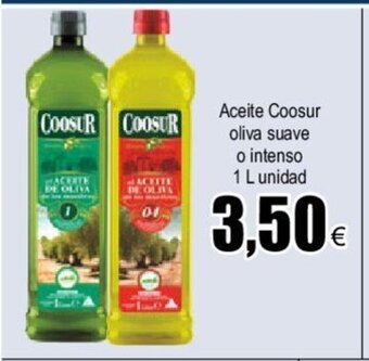 FROIZ Aceite Coosur oliva suave o intenso 1 L unidad oferta