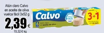 FROIZ Atún claro Calvo en aceite de oliva vuelca fácil 3x52 g oferta