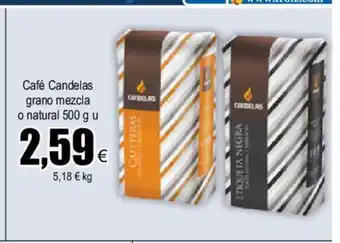 FROIZ Café Candelas grano mezcla o natural 500g u oferta
