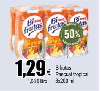 FROIZ Bifrutas Pascual tropical 6x200 ml oferta