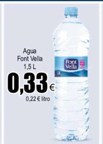 FROIZ Agua Font Vella 1,5 L oferta