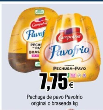 FROIZ Pechuga de pavo Pavofrío original o braseada kg oferta