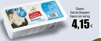 FROIZ Queso Garcia Baquero fresco sin sal kg oferta