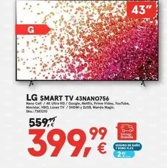 Worten Lg Smart Tv 43nano0756 oferta