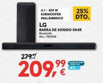 Worten Lg Barra De Sonido Sn4r oferta