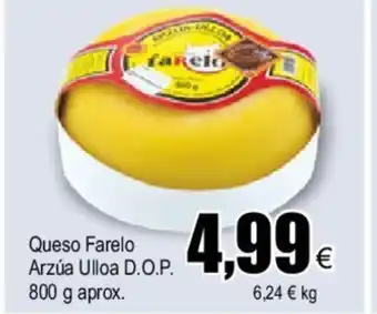 FROIZ Queso Farelo Arzúa D.O.P. 800 g aprox oferta