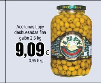 FROIZ Aceitunas Lupy deshuesadas fina galón 2,3 kg oferta