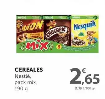 SPAR Nestlé Cereales pack mix, 190g oferta