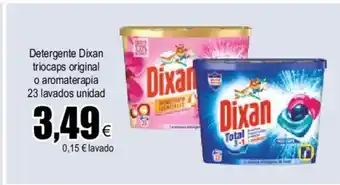 FROIZ Dixan Detergente triocaps original o aromaterapia 23 lavados unidad oferta
