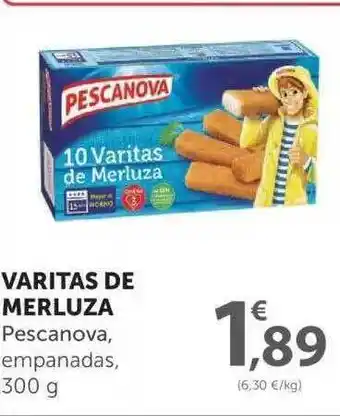 SPAR Varitas De Merluza Pescanova, empanadas, 300g oferta
