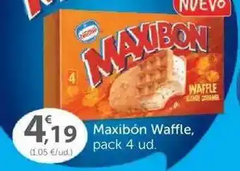 SPAR Maxibón Waffle pack 4 ud. oferta