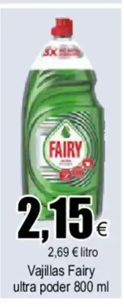 FROIZ Fairy Vajillas ultra poder 800 ml oferta