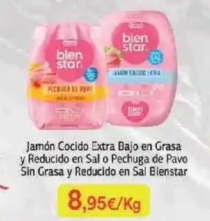 SPAR Jamón Cocido Extra Bajo En Grasa Y Reducido En Sal O Pechuga De Pavo Sin Grasa Y Reducido En Sal Blenstar oferta