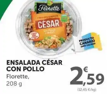 SPAR Ensalada César Con Pollo Florette, 208g oferta