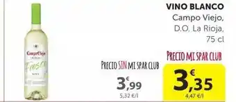 SPAR Vino Blanco Campo Viejo D.O. La Rioja, 75 Cl oferta