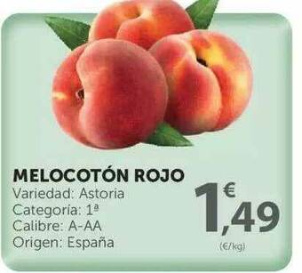 SPAR Melocotón Rojo oferta