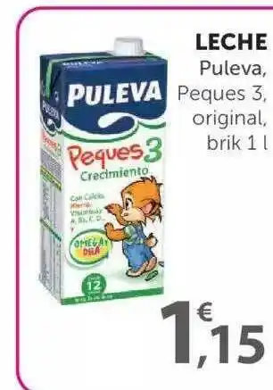 SPAR Leche Puleva, Peques 3, Original Brik 1 L oferta
