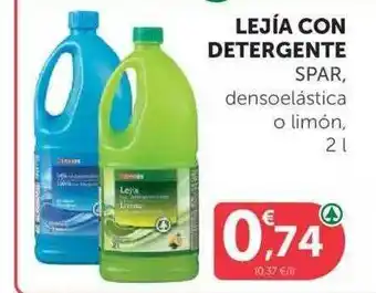 SPAR Lejía Detergente Spar, Densoelástica O Limón, 2 L oferta