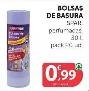 SPAR Bolsas De Basura Spar, Perfumadas, 30 L oferta