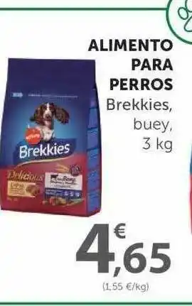 SPAR Alimento Para Perros Brekkies, Buey 3Kg oferta