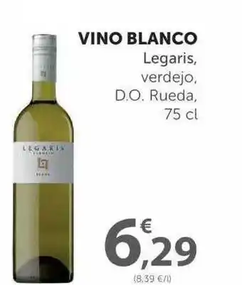 SPAR Vino Blanco Legaris, Verdejo, D.O. Rueda, 75cl oferta