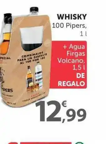 SPAR Whisky 100 Pipers, 1L oferta